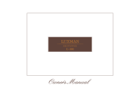 Luxman U-100-Owners-Manual 